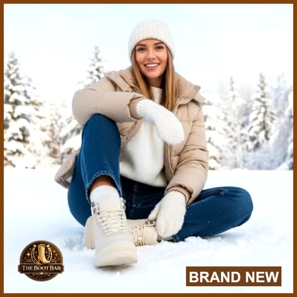 Insulated Waterproof Snow Boots with Faux Fur Lining, Non-Slip Lightweight - Picture 3 of 7